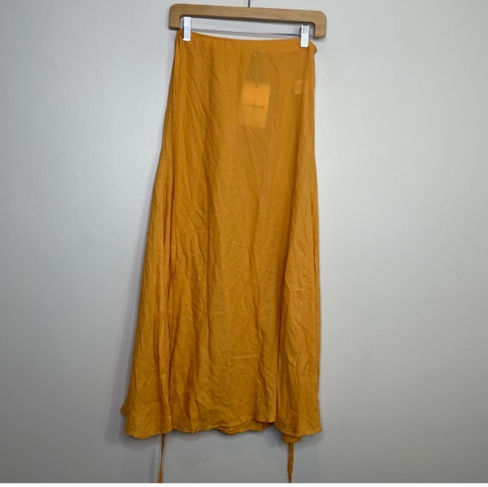 Cuyana Orange Maxi Skirt - Picture 5 of 6